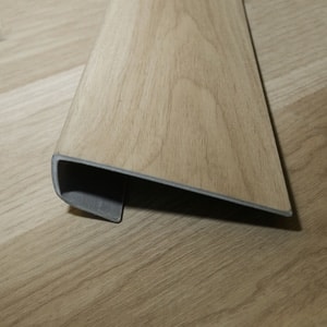 LVP Stairnose 1 1/2" x 1 1/2" square on the edge
